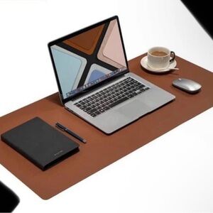 Brown Desk Mat for Home Office
